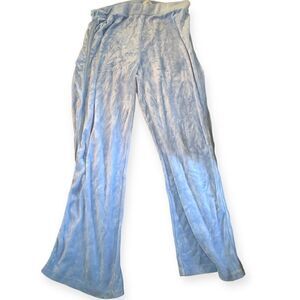 Y2k Vintage velour side stripe flare pants